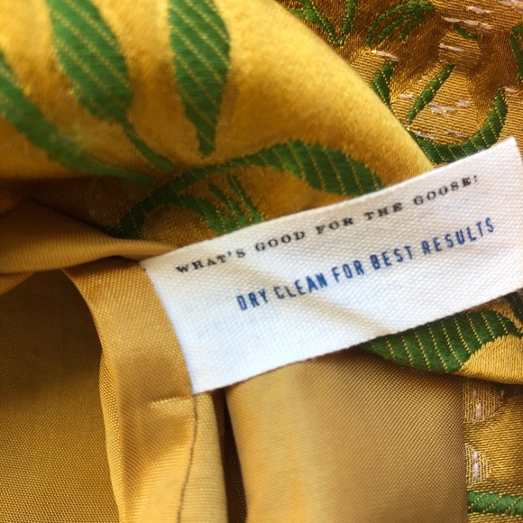 Leifsdottir yellow jacquard woven skirt - Picture 6 of 6